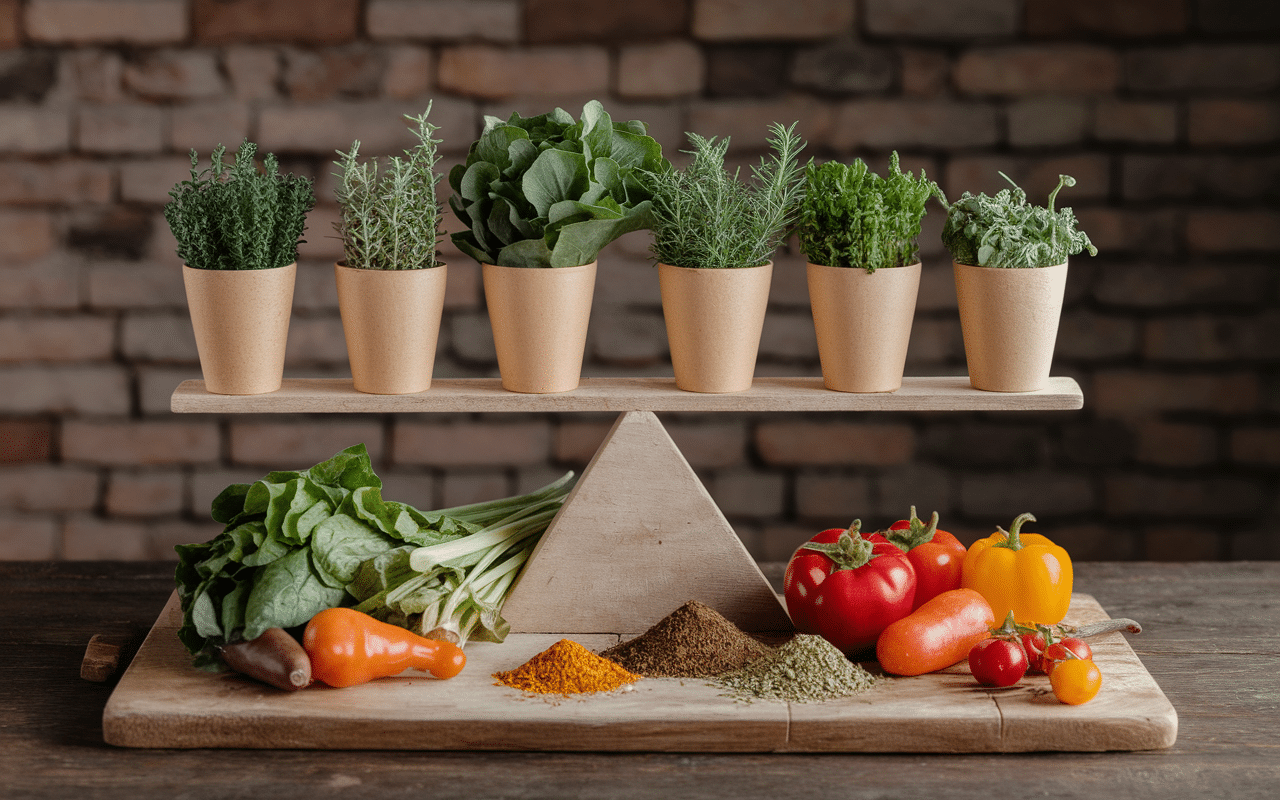 Balance herbes remplacement origan assaisonnement