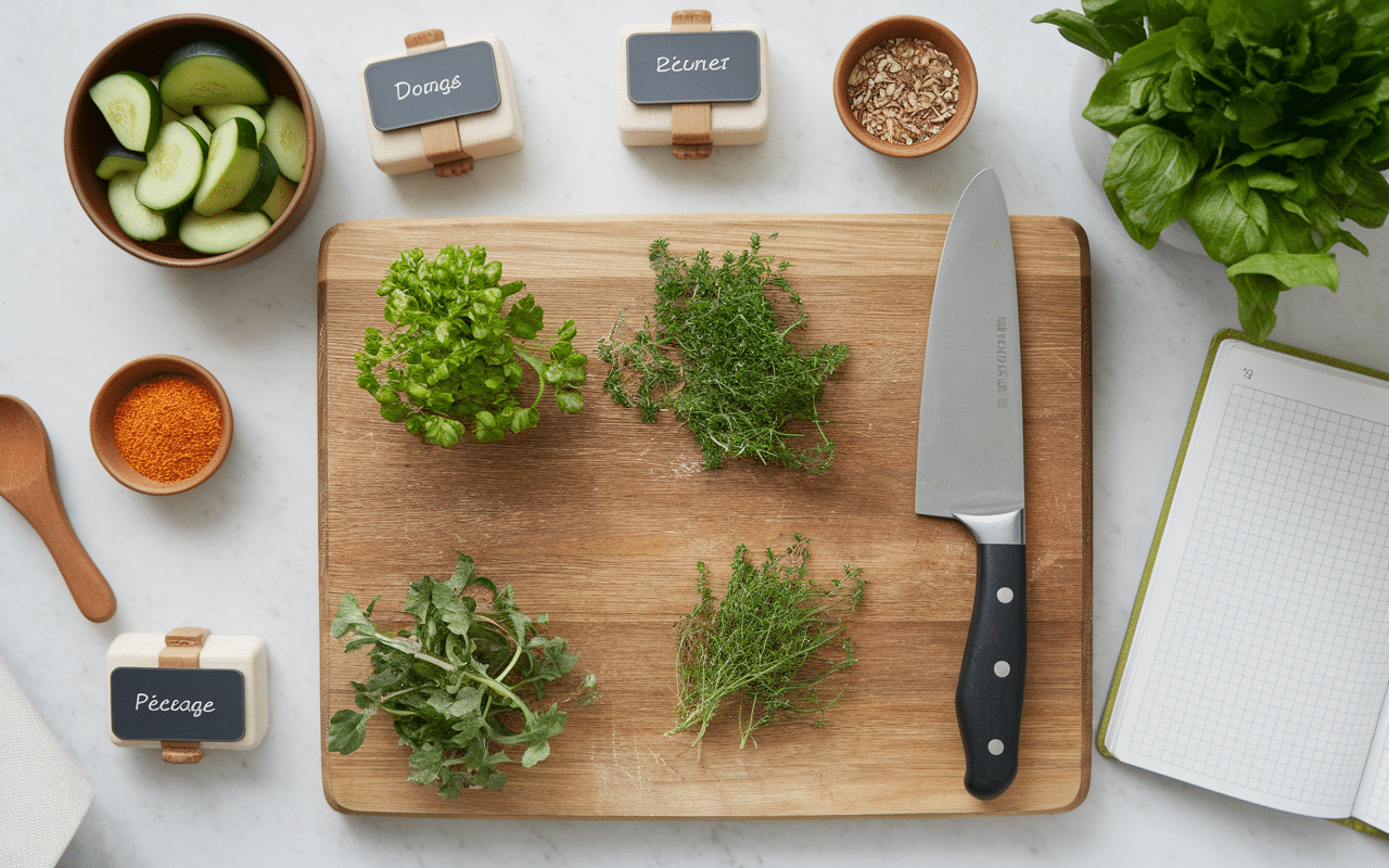 Herbes frais astuces remplacement origan planche