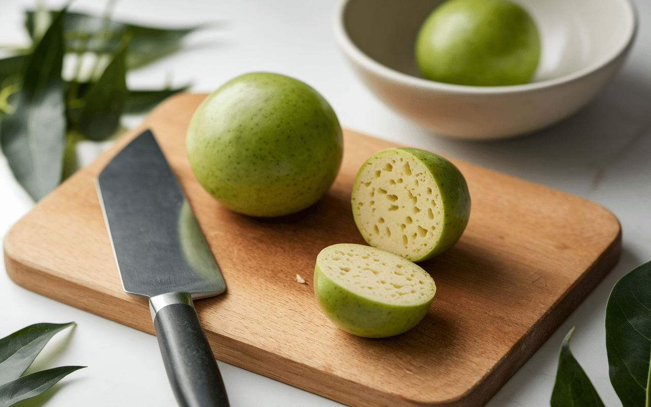 Préparation cuisson du chou vert cocotte minute, découpe et lanières