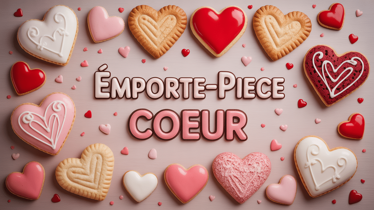 emporte piece coeur divers tailles biscuits decoration