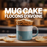 Mug cake flocon d'avoine sain et rapide en mug