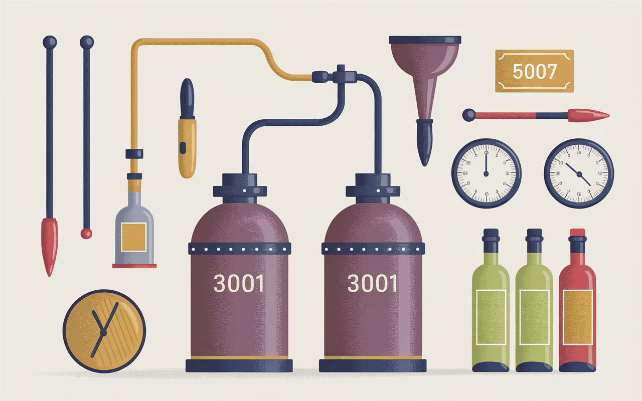 Schéma du processus de fabrication du vin de liqueur