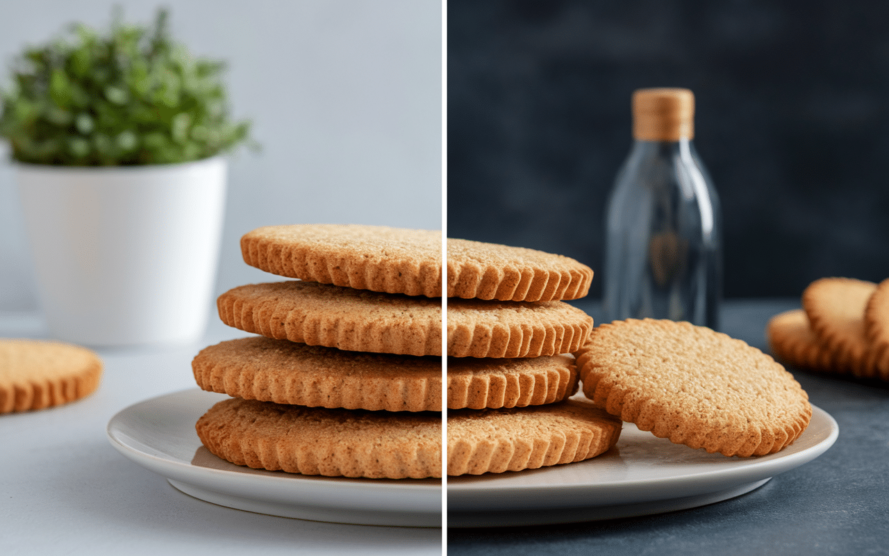 Succès et ratés d'une recette biscuit sans calories en comparaison