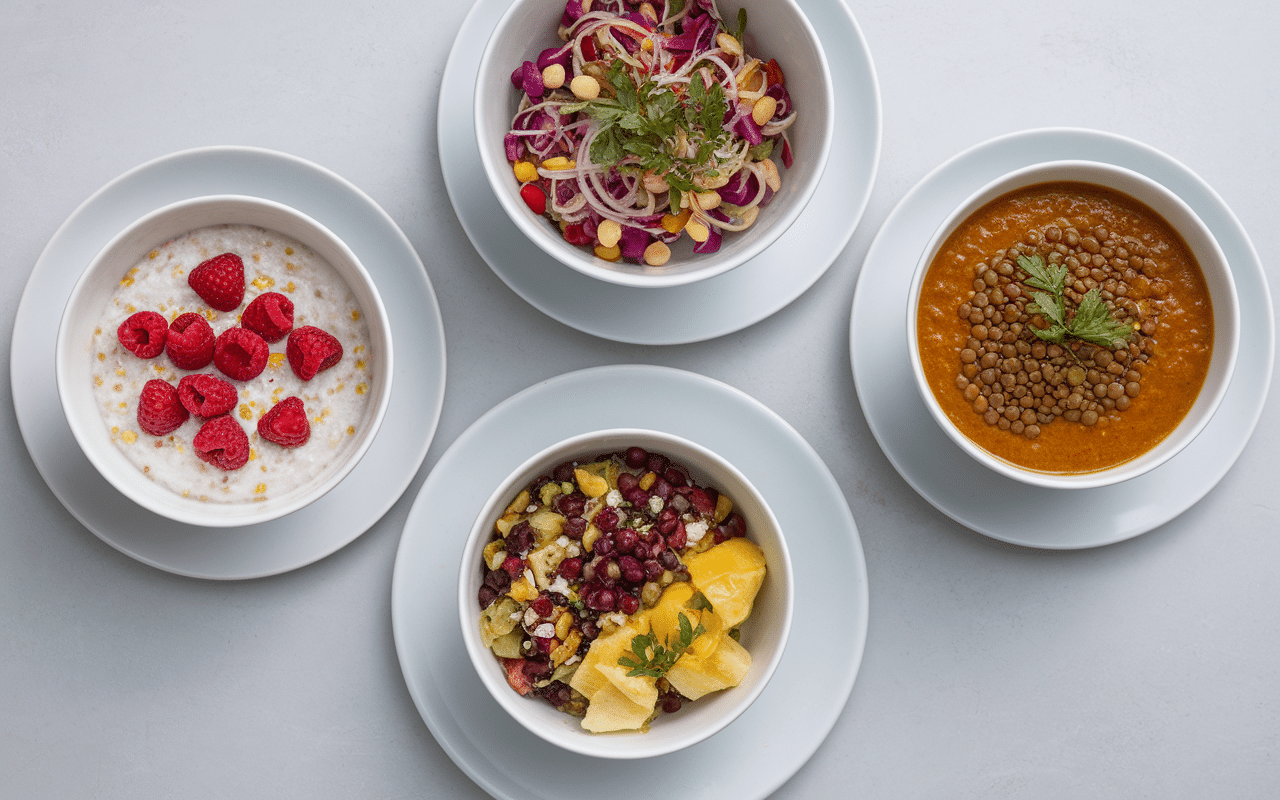recettes ig bas petit déjeuner déjeuner dîner