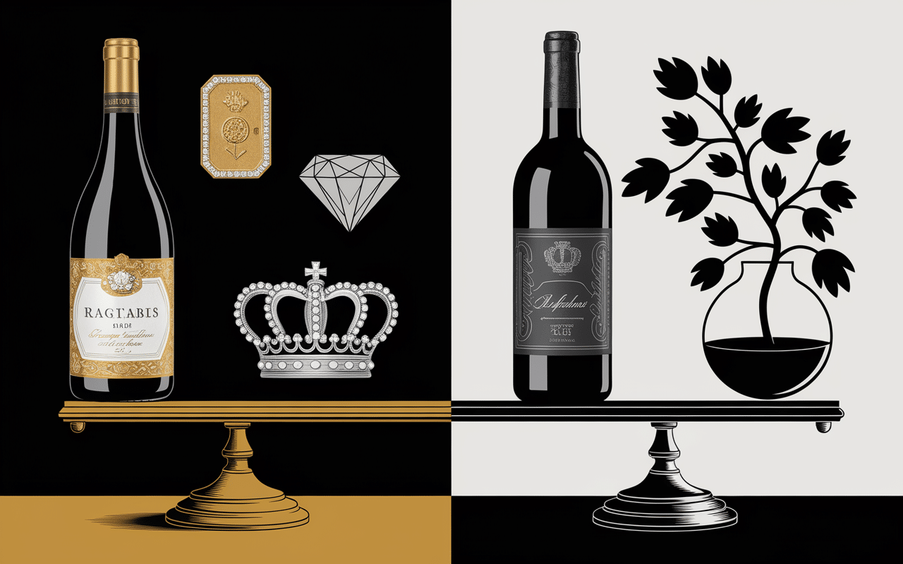 Balance valeur et vin le plus cher au monde