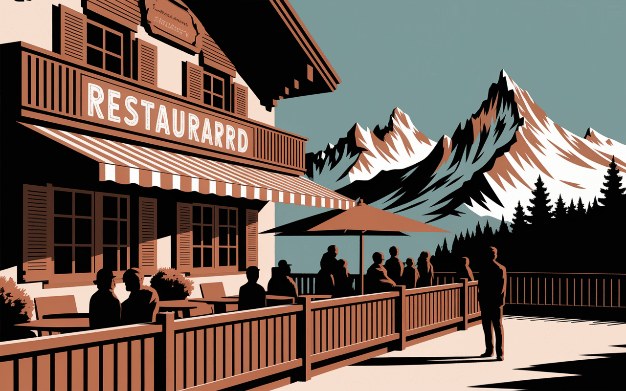 beaufort resto façade restaurant montagne