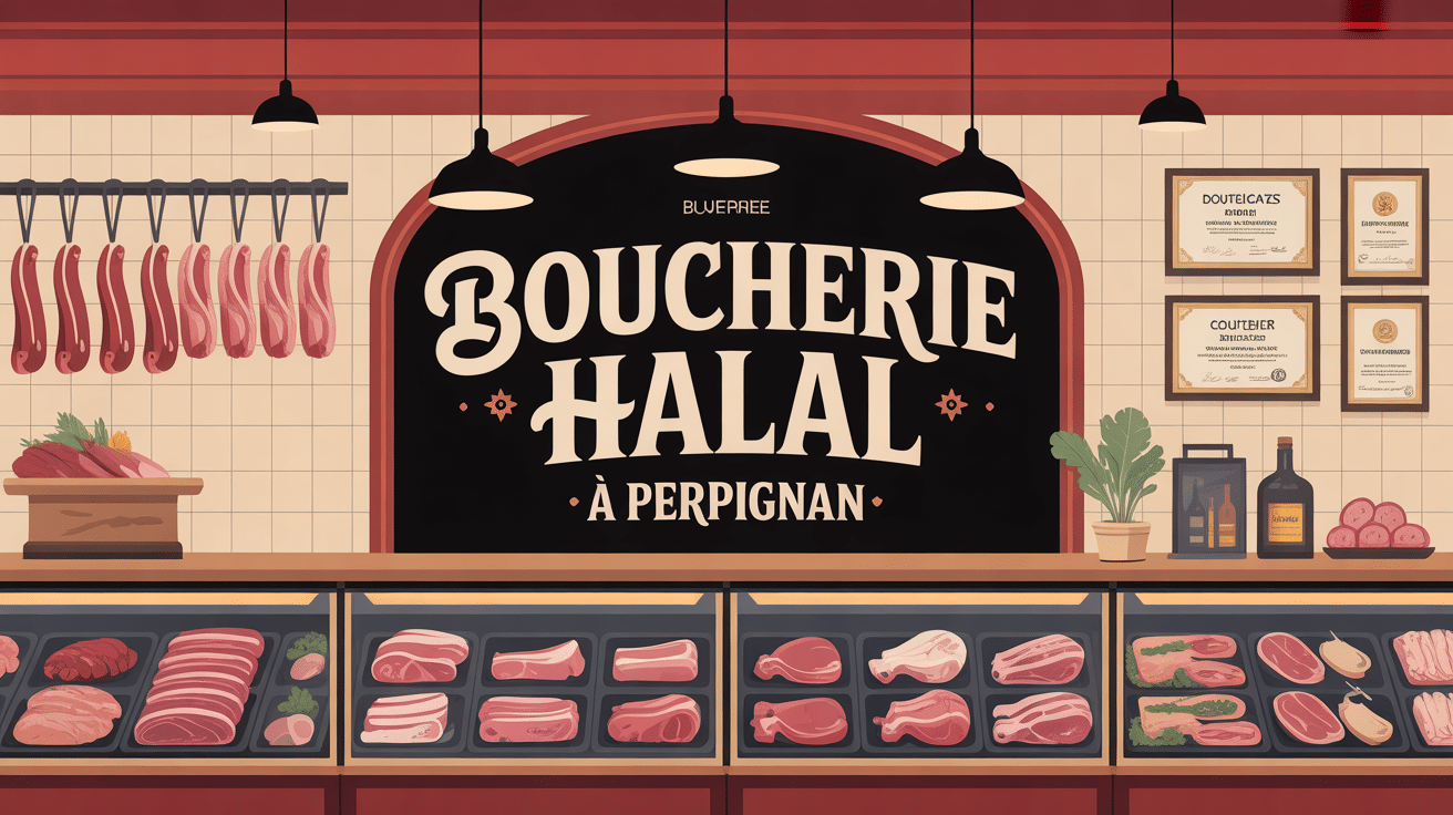 boucherie halal perpignan vitrine viandes certifiees