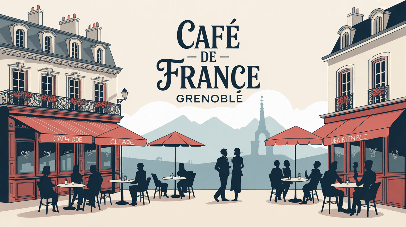 café de france grenoble terrasse historique et ambiance