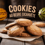 Pile de cookies beurre de cacahuete recette americaine avec cacahuètes