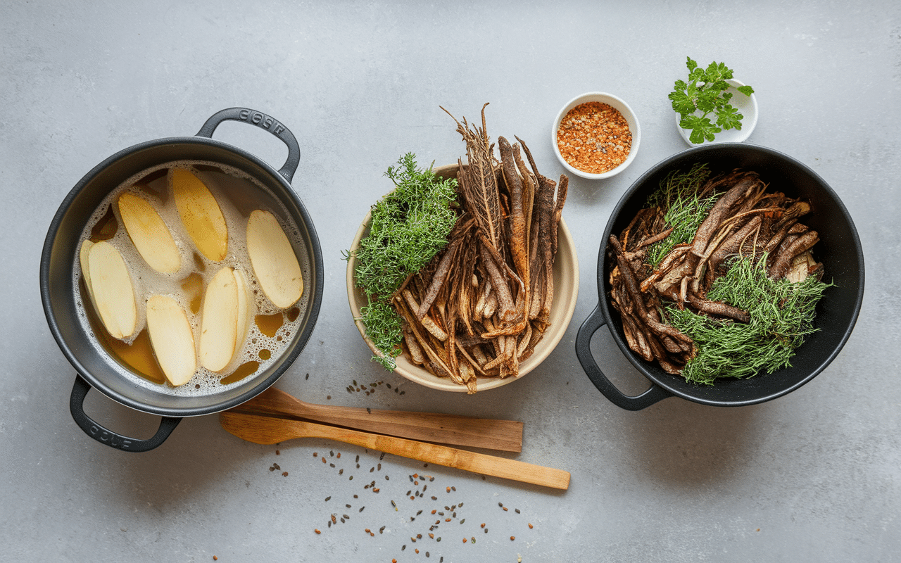 cuire feves casserole vapeur poele