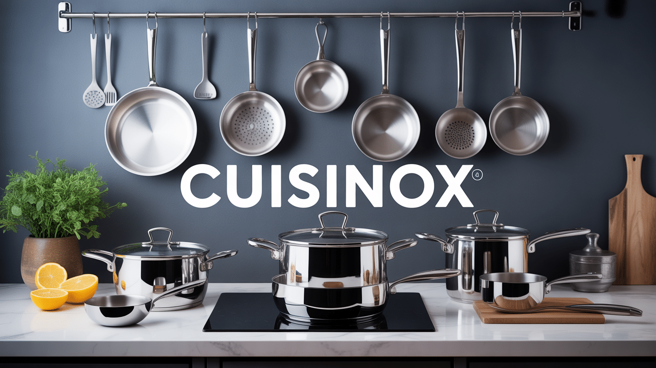 Ustensiles de cuisine cuisinox modernes en inox