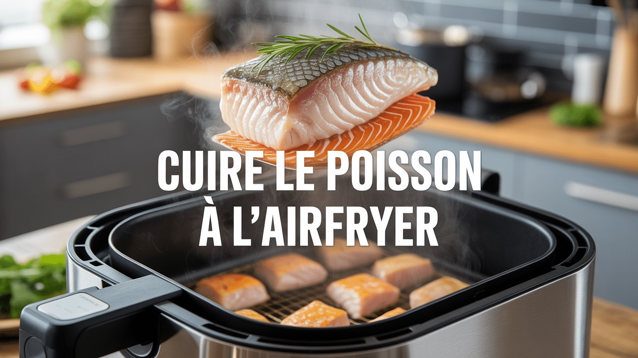 cuisson poisson airfryer vapeur filet doré