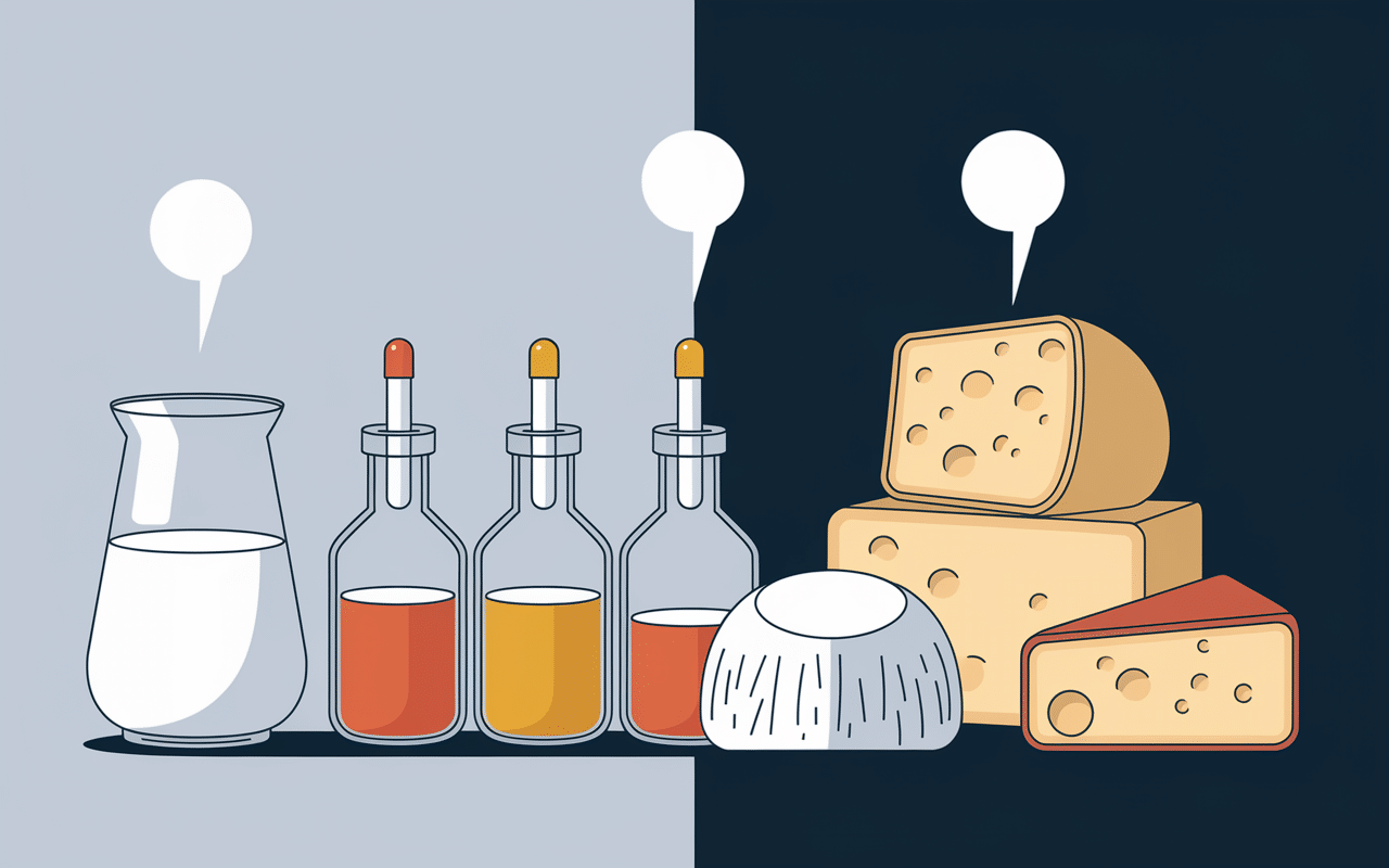 Transformation lait fromage avec enzyme coagulante halal