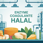 Usine avec fromages et enzymes coagulante halal