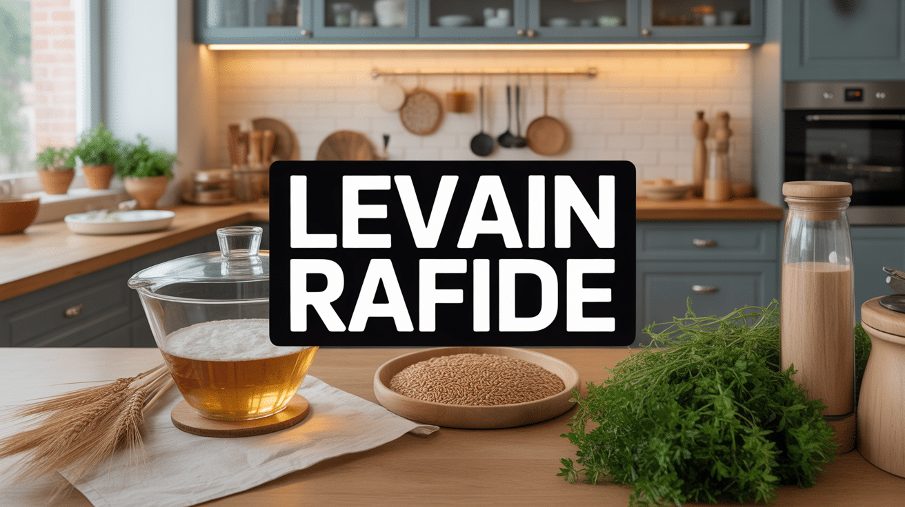faire son levain rapide en bocal verre cuisine