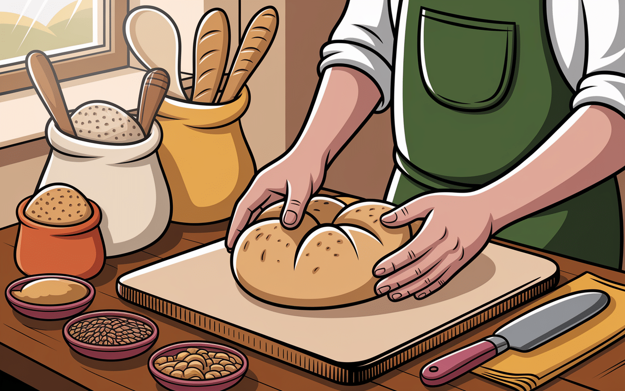 l atelier du boulanger dijon boulanger pétrissant pâte farine artisanale