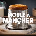 Moule à manquer en métal avec ingrédients pâtisserie