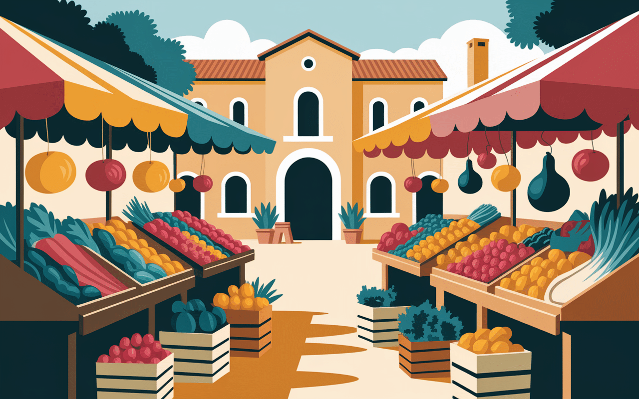 pain bagnat nice marché provençal aux produits locaux