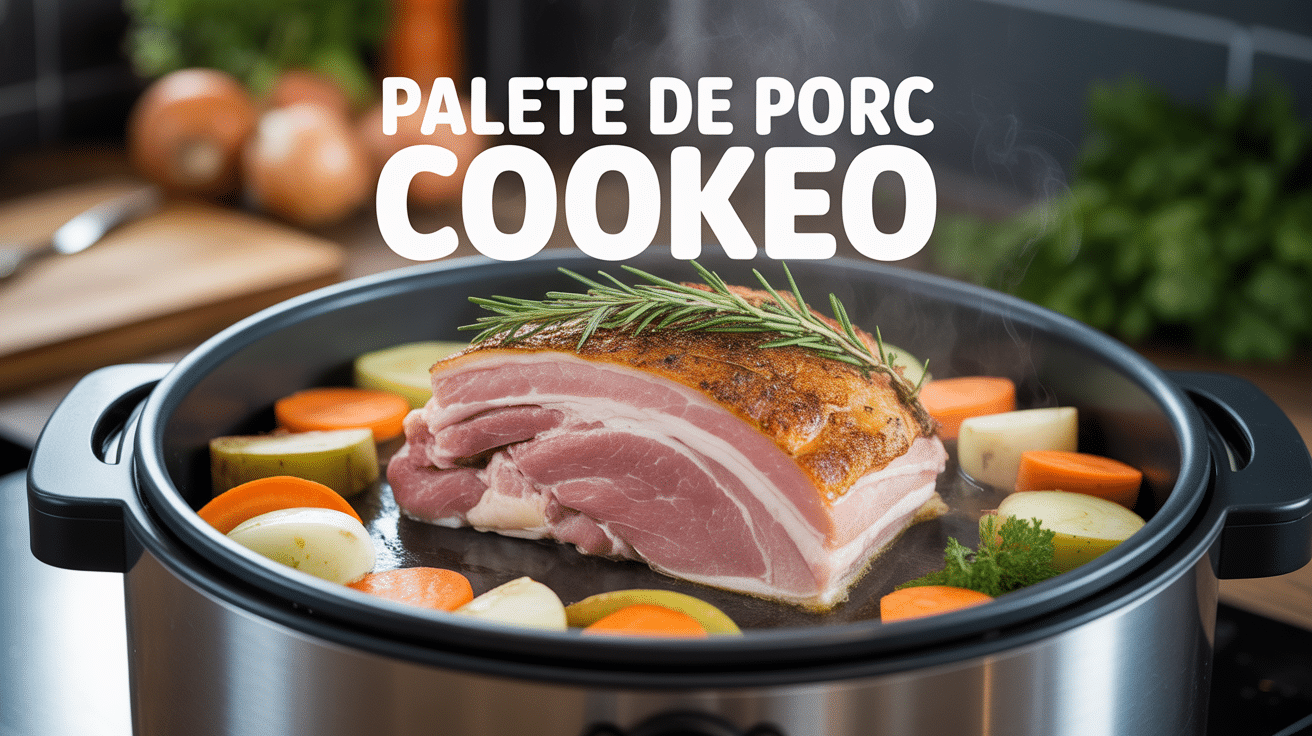Palette de porc Cookeo avec légumes multicuiseur