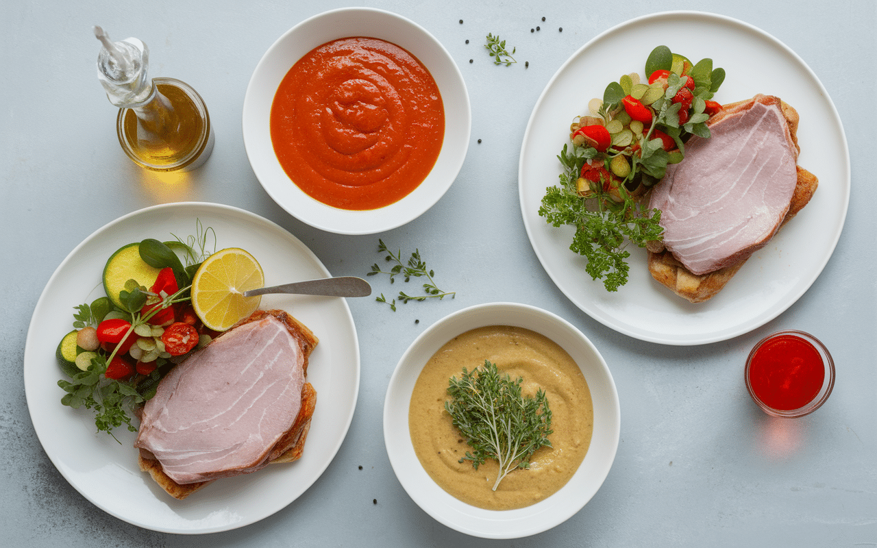 Palette de porc Cookeo sauces et légumes variés