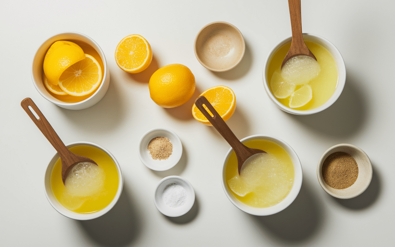 recettes sorbet citron bol citrons ingrédients naturels