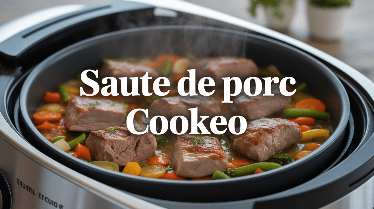 Sauté de porc cookeo mijoté multicuiseur vapeur