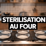 Bocaux en verre stérilisation au four vapeur cuisine