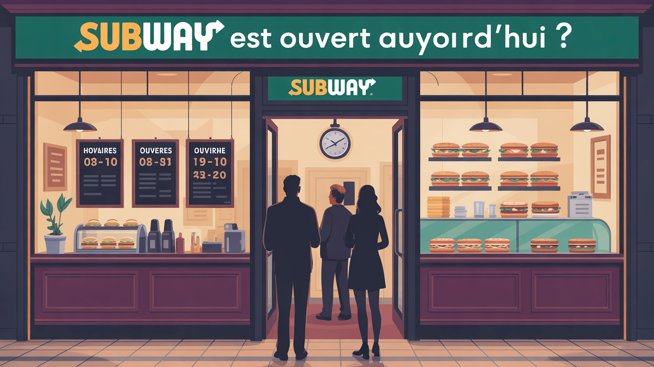 subway ouvert horaires vitrine