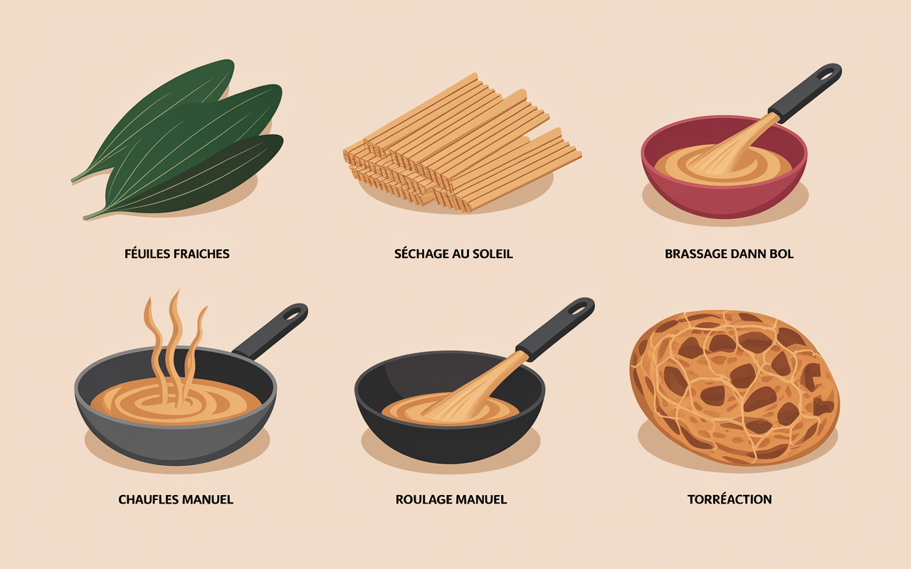 the wulong fabrication the etapes illustrées