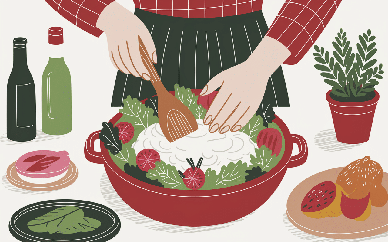 Tomates farcies recette de grand-mère avec riz mains préparation farce