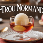 trou normand recette verre sorbet calvados élégant