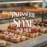 vitrine élégante patisserie la seyne sur mer gâteaux colorés