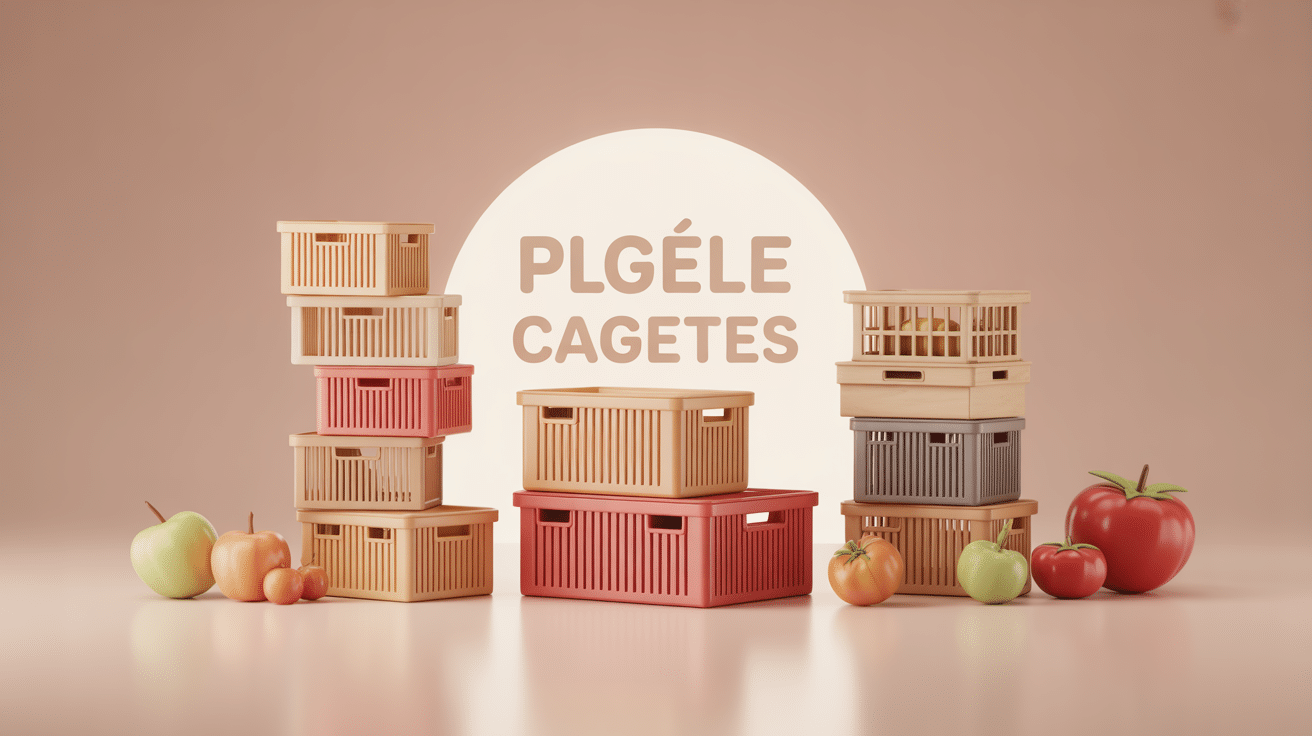 cagettes pour stockage, transport et déco
