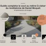 daniel moquet prix au m2 gravistar pour allée et cour