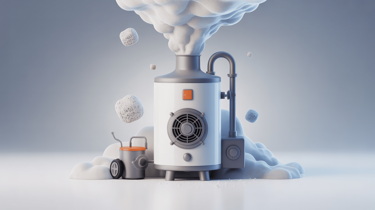 détartrage centrale vapeur calor express anti calc, schéma et guide visuel