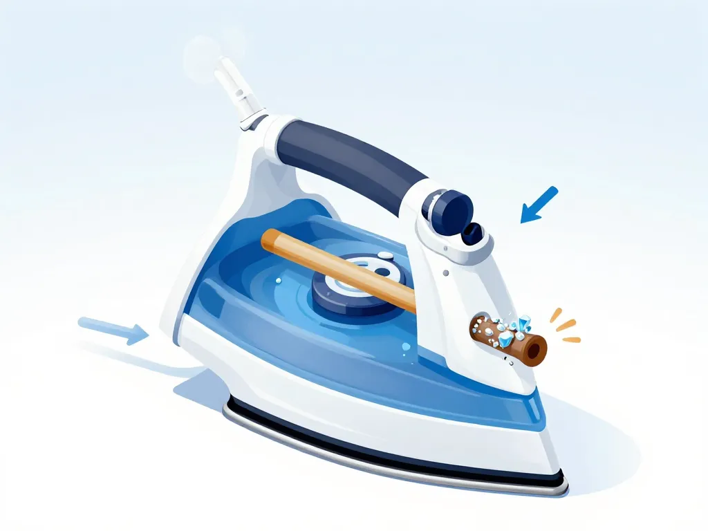 détartrage centrale vapeur calor express anti calc, coupe du système anti-calc