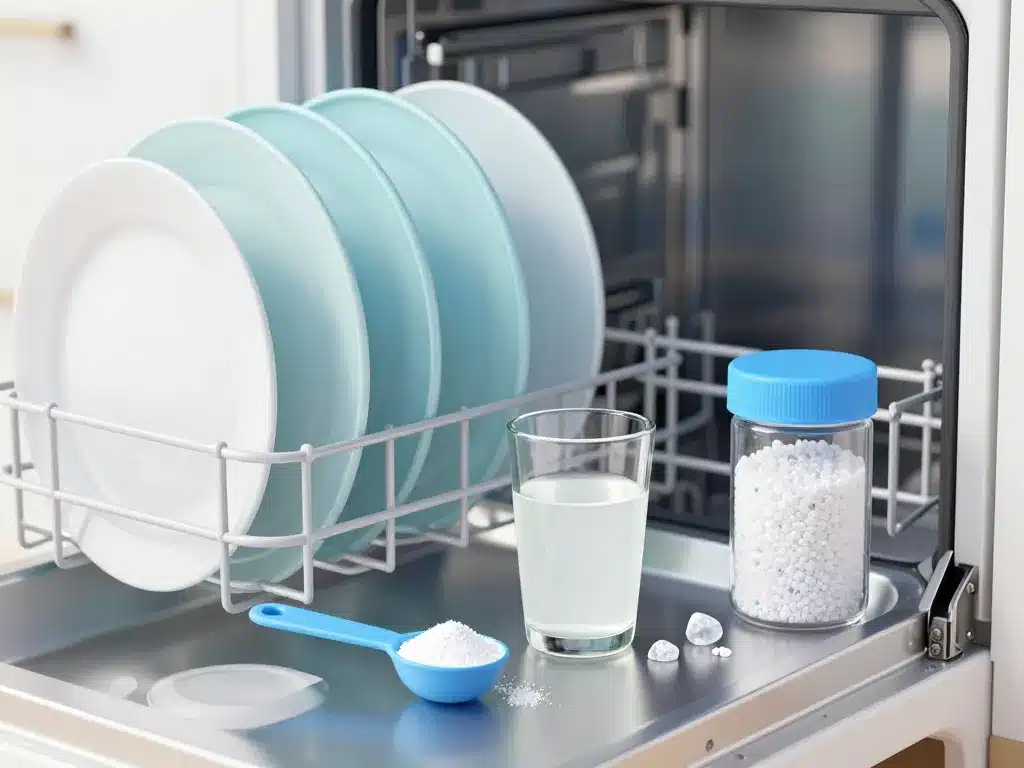 Scène produits, en panne de pastille lave vaisselle, options de dépannage