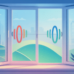 film anti bruit fenetre sur vitrage, ondes attenuees