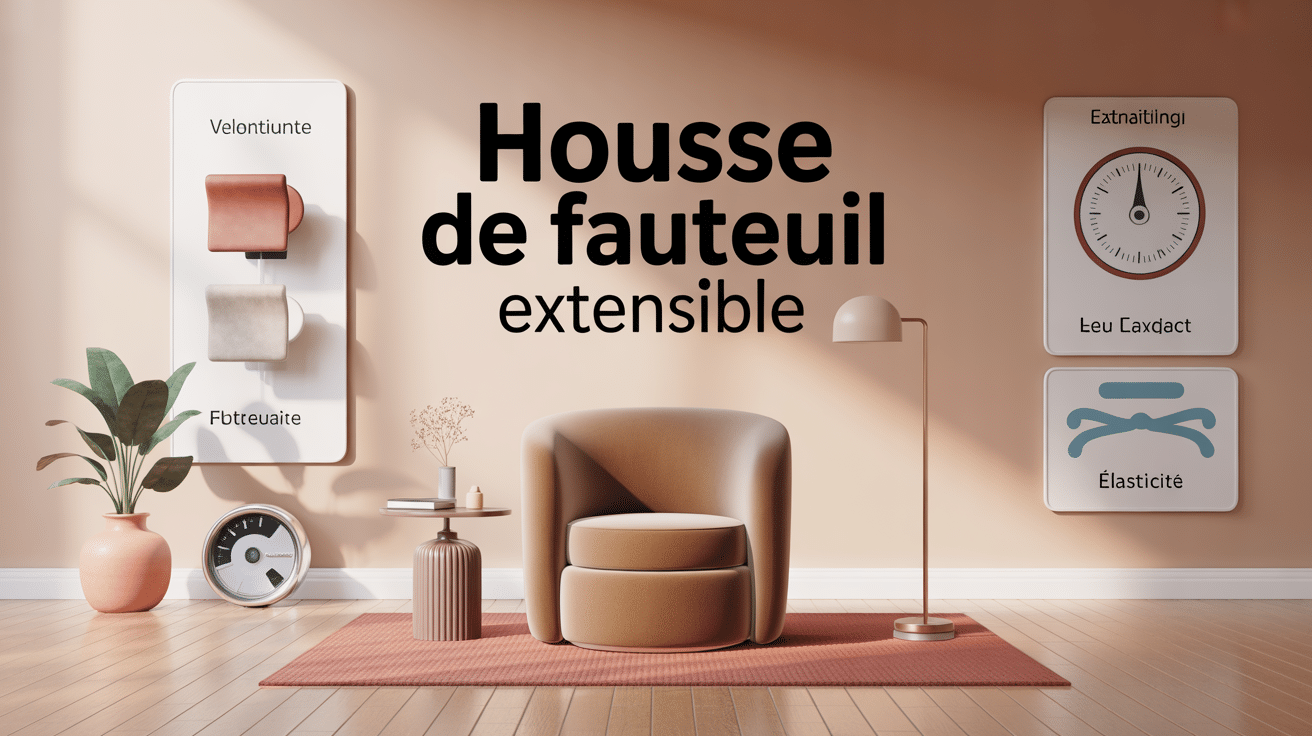 housse de fauteuil extensible illustration guide
