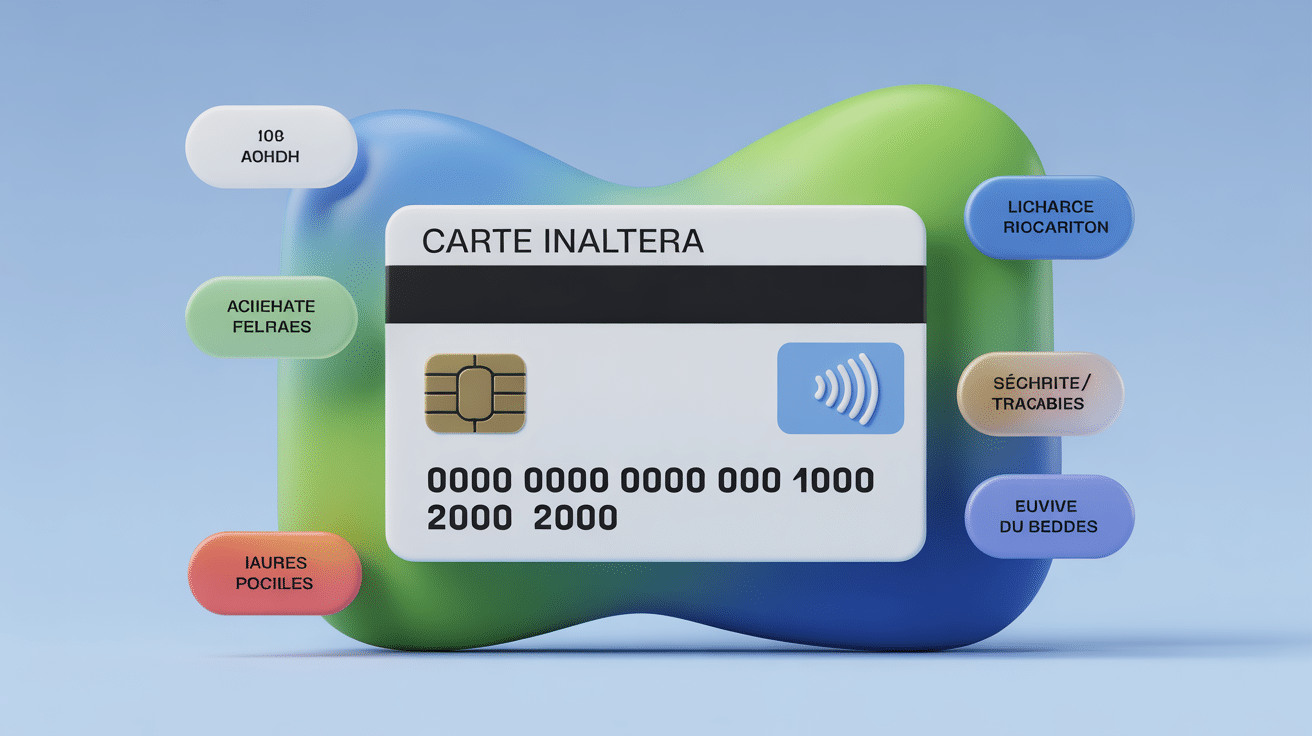 Illustration inaltera carte prépayée, aides et budget