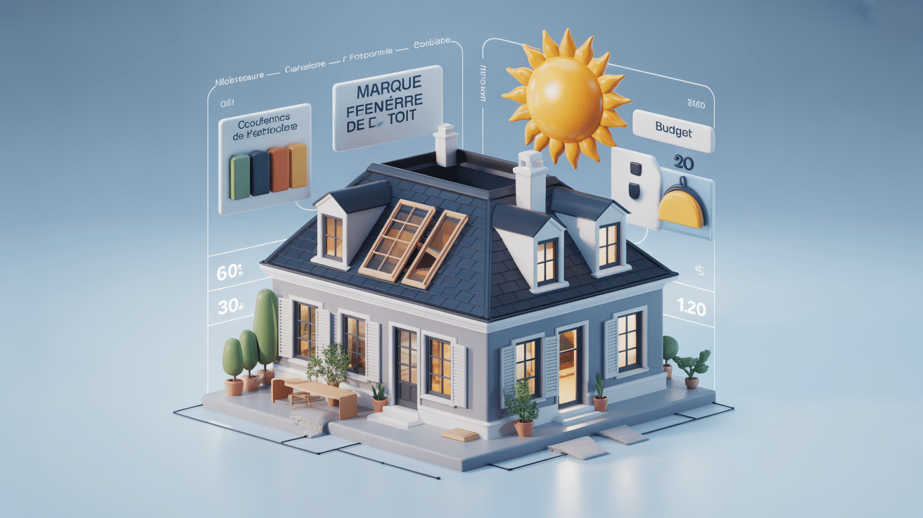 illustration comparatif marque fenetre de toit