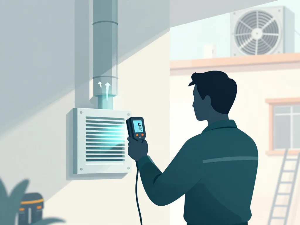 Technicien mesure VMC odeur cigarette voisin vmc