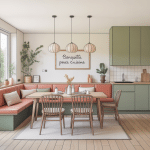 banquette pour cuisine moderne et optimisée