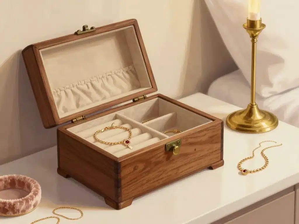 boite a bijoux bois déco chaleureux