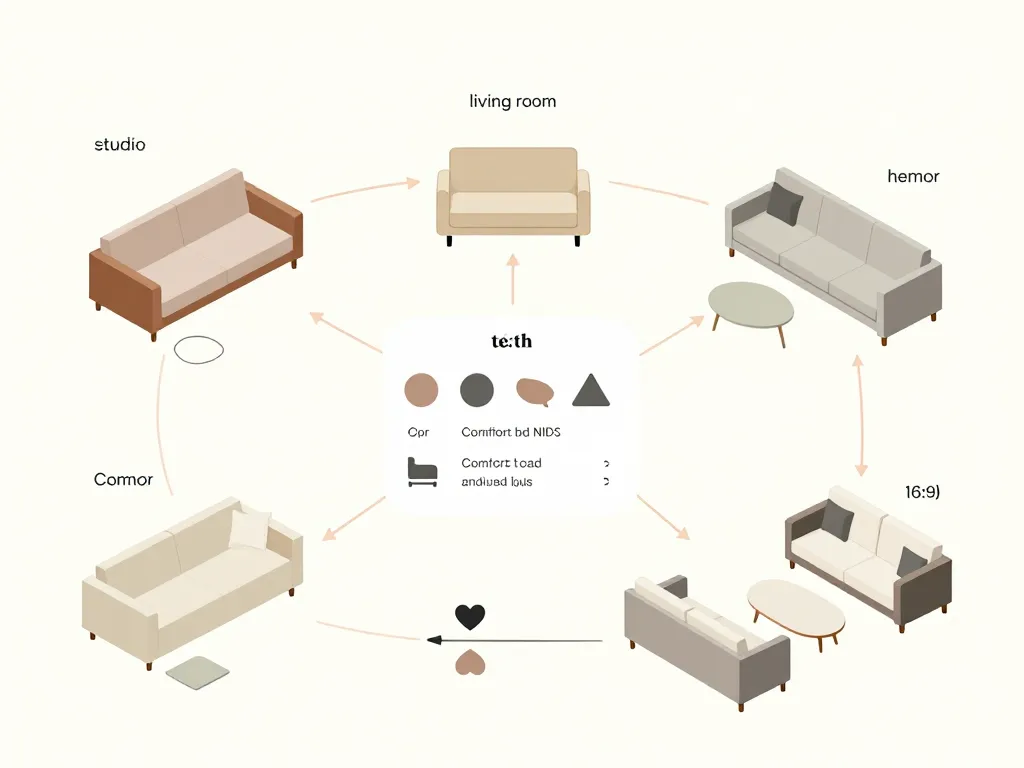 diagramme canapé convertible convertible center selon espace et utilisation