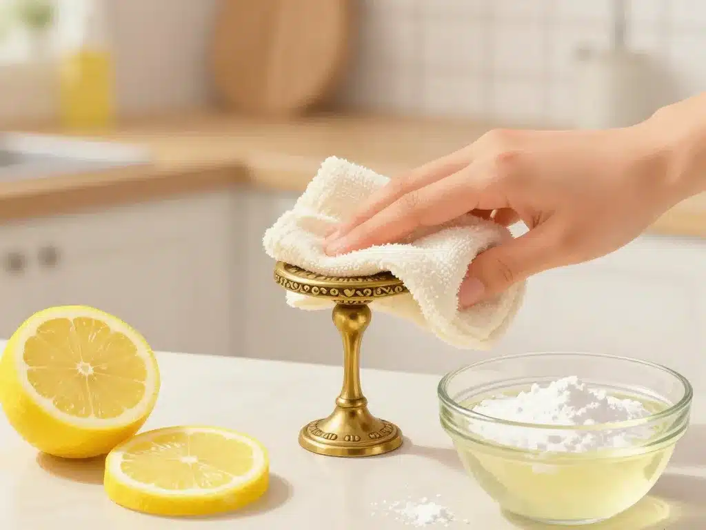 comment nettoyer du laiton nettoyage naturel citron vinaigre