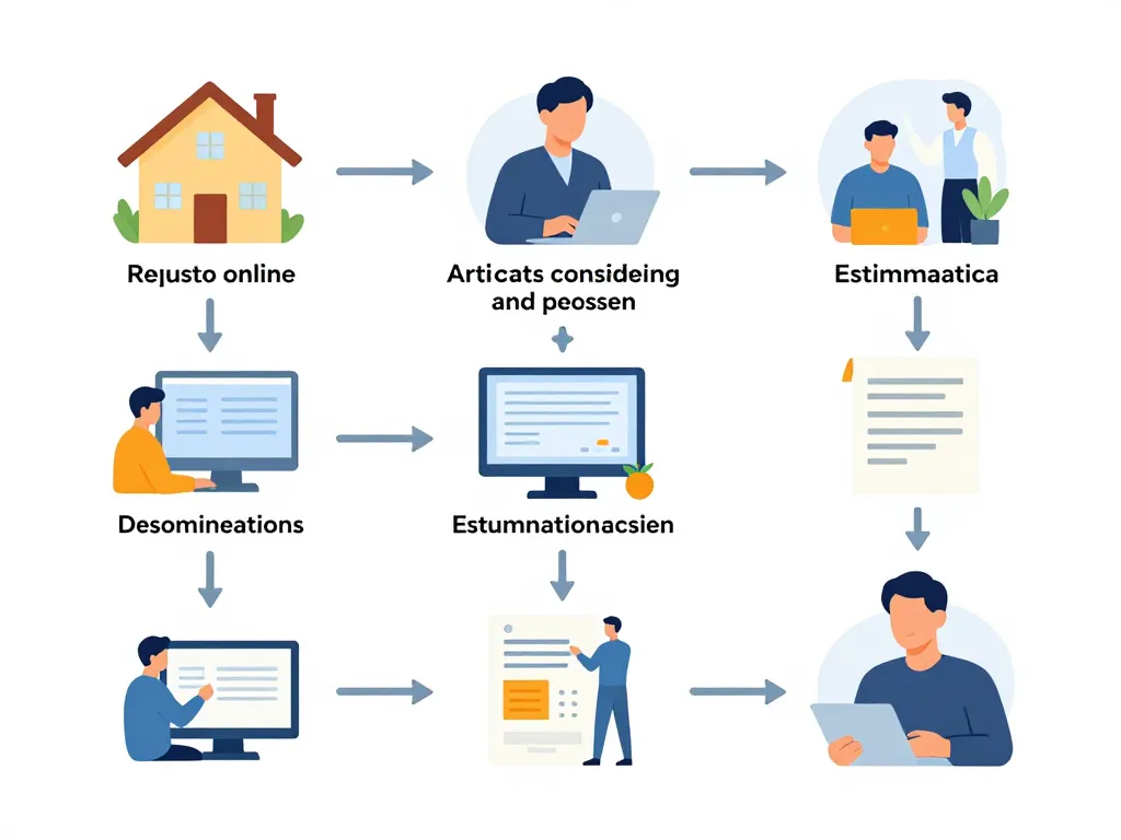 Diagramme du processus devis travaux Habitatpresto