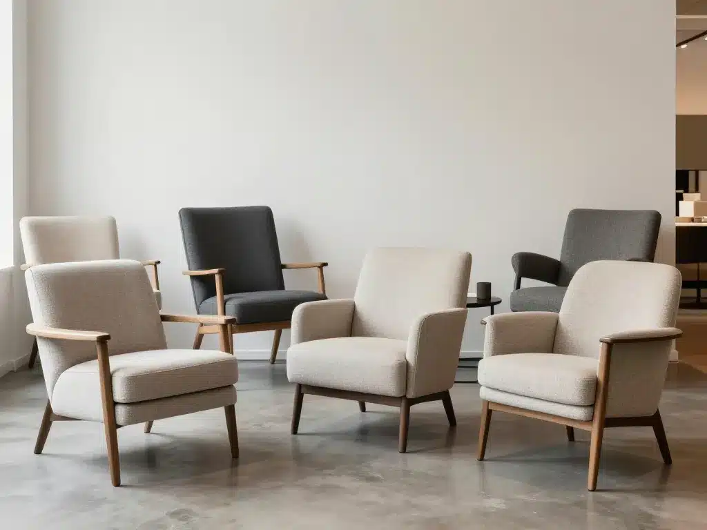 alignement fauteuil design made in design showroom contemporain