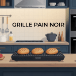 grille pain noir en cuisine moderne