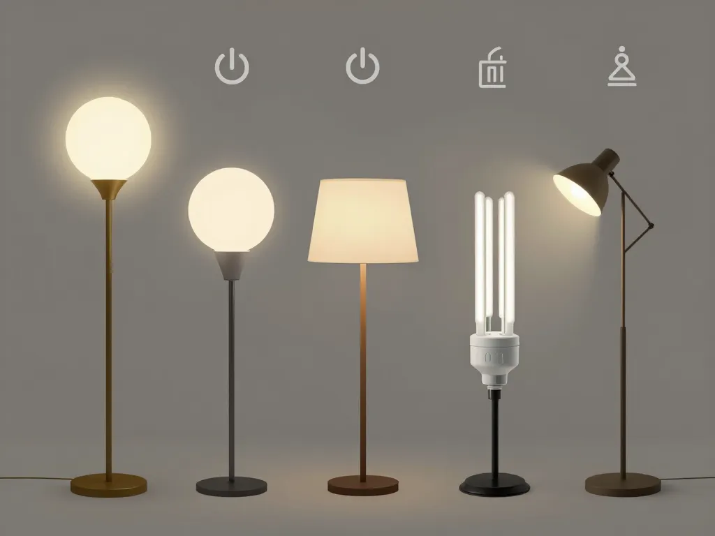 lampe halogène sur pied comparaison lampadaires